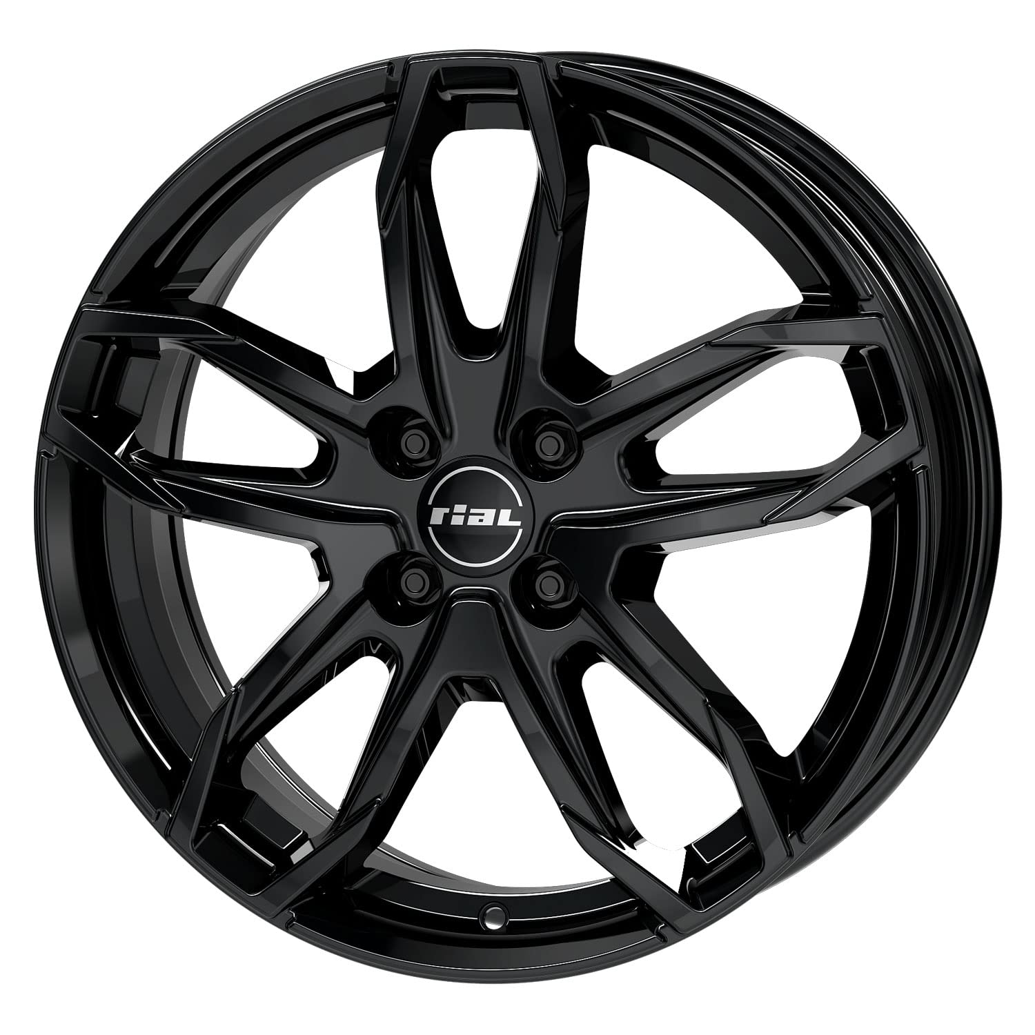 4x Llantas Rial Lucca 6.5Jx16 ET32 4x108 diamant-schwarz compatible con PEUGEOT 2008 208 308 e-2008 e-208