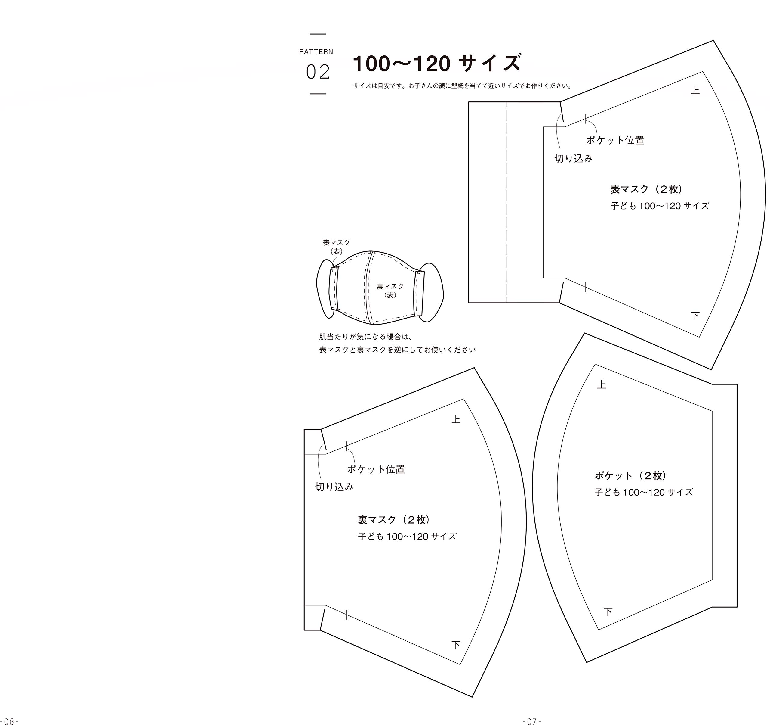 切り抜いてそのまま使える 立体マスク型紙 Mask Pattern Book 切り抜いてそのまま使える 型紙bookシリーズ 本 通販 Amazon