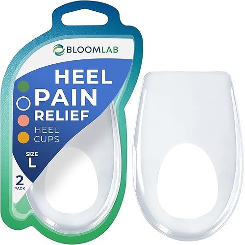 Miniatura 10 de Almohadillas de gel para el talón, paquete de 6 para tendinitis de Aquiles, insertos de cuña de zapatos para fascitis plantar, espolón óseo, soporte