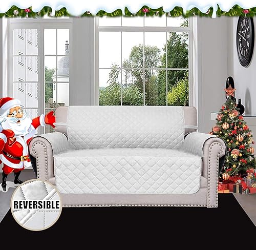 Miniatura 106 de Easy-Going - Funda reversible para sofá, resistente al agua, con varillas de espuma y correas elásticas, protector de muebles para mascotas y perros