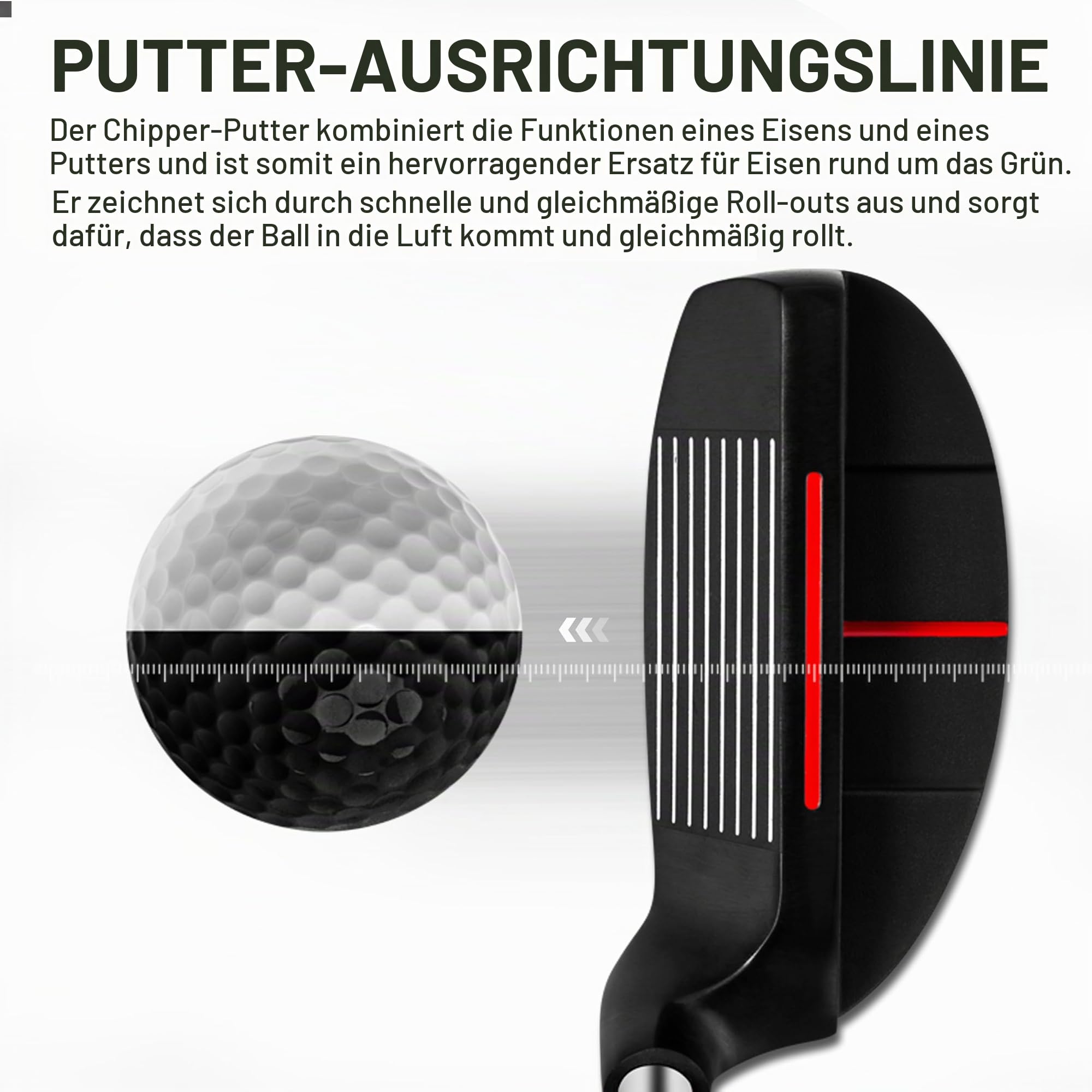 PGM Premium Sandkeil, Lob Wedge für Damen & Herren - Easy Flop Shots - Legal für Turnierspiele, schneidet schnell Schläge aus Ihrem kurzen Spiel - High Loft Golfschläger