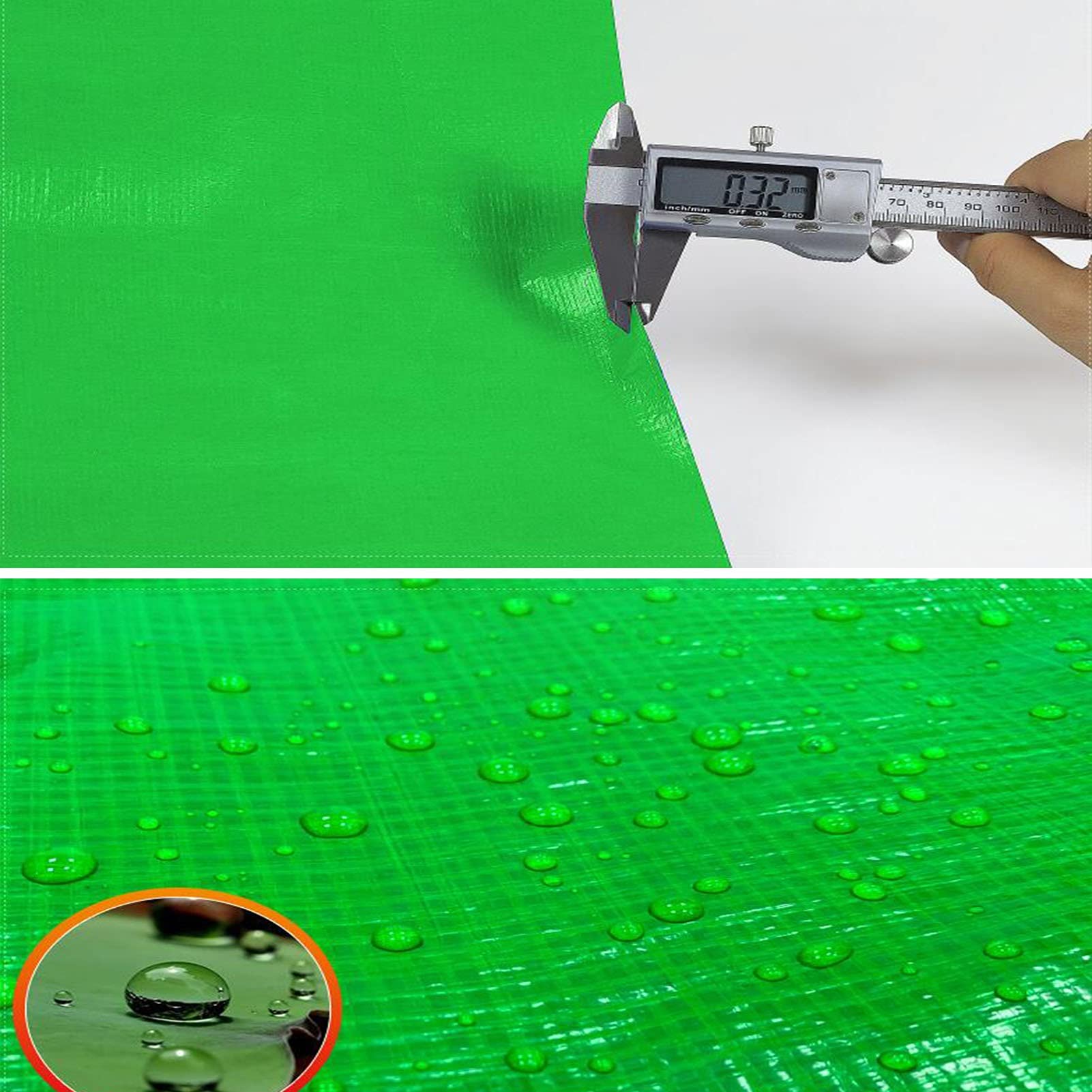 Lona impermeable resistente con ojales, doble revestimiento de PVC, lona gruesa para tienda de campaña, refugio, remolque, cubierta de camión, color plateado, 4 x 8 m, disponible en 20 tamaños
