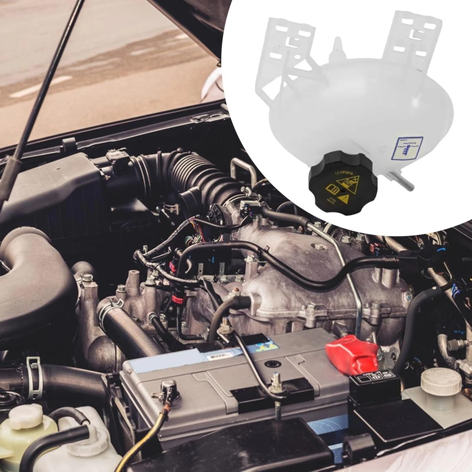 Vaschetta Espansione Compatibile Con Jeep Per Compass 2017 2018 2019 2020 Parti Di Riparazione Auto Accessorio Serbatoio Liquido Raffreddamento Motore Radiatore Bottiglia Troppopieno