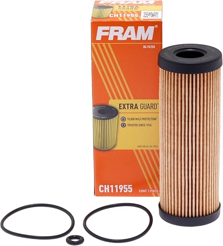 FRAM Extra Guard CH11955 - Filtro de aceite de motor giratorio con intervalo de repuesto de 6.2 mi para modelos de vehículos seleccionados, filtro