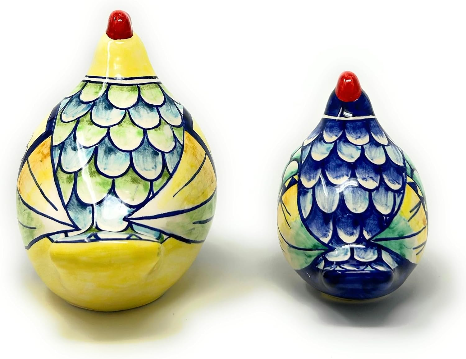 CERAMICHE D'ARTE PARRINI - Italian Ceramic Hen Chicken Fowl Figurine Deruta Art Pottery Made in Italy Tuscan
