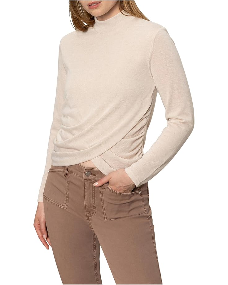 Sanctuary Long Sleeve Draped Mock Neck - Main View