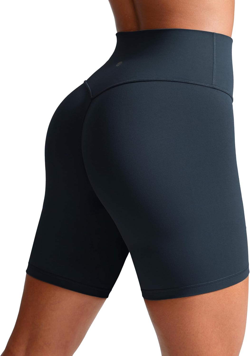 CRZ YOGA Secretsculpt Womens Butterlift High Waist Scrunch Butt Biker Shorts 6 Inches – No Front Seam Workout Gym Booty