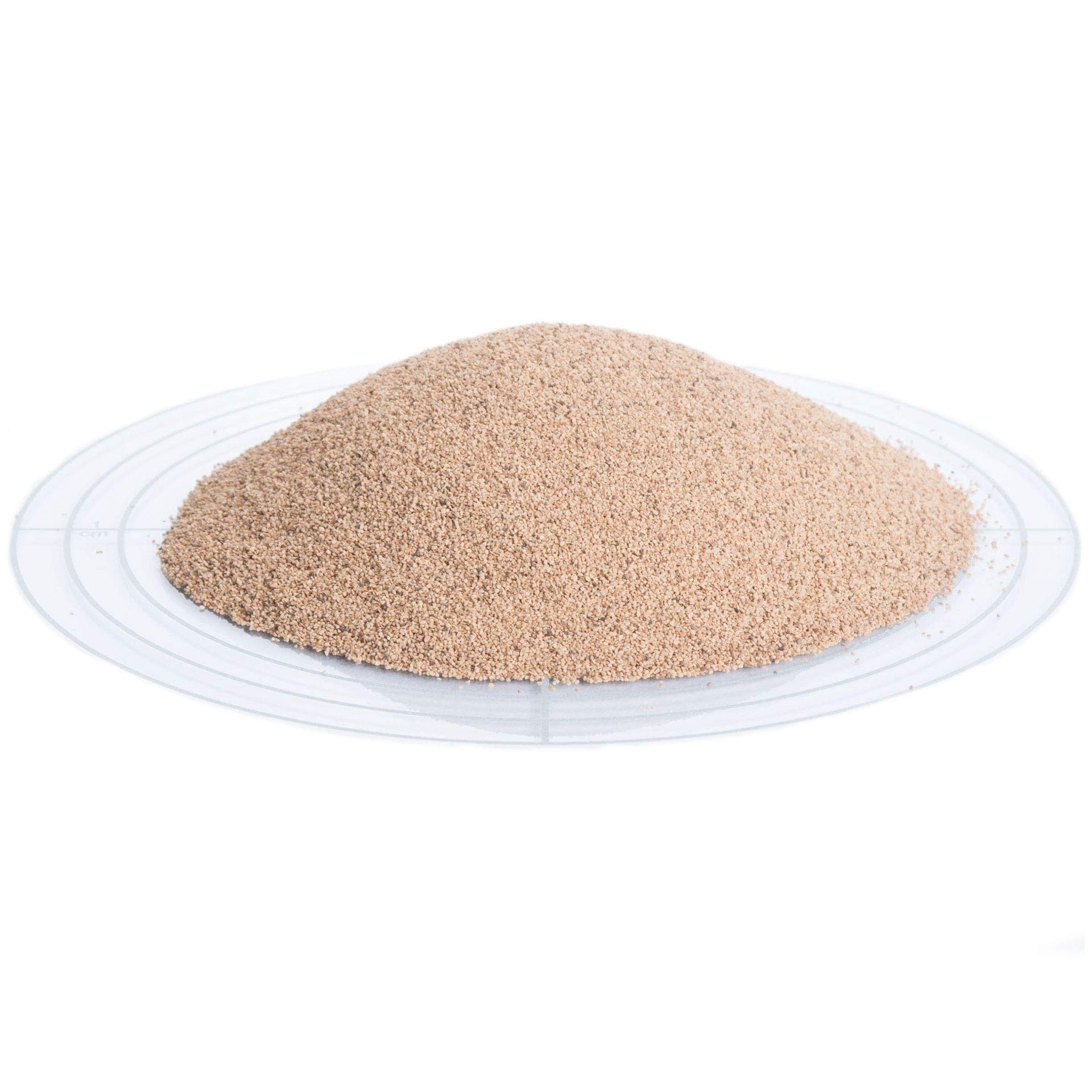 Schicker Mineral Nussschalengranulat Strahlmittel 450-800 µm 25 kg, organisches Mehrwegstrahlmittel, chemisch neutrale Oberflächenbehandlung ohne Eisenanteil, ideal für Aluminium, Edelstahl