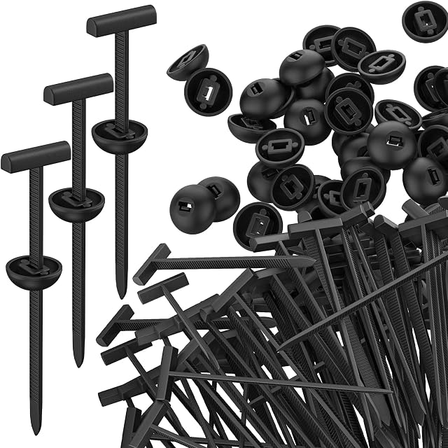 Nylon Universal Cable Tie Buckle, Multifunctional Snap Fit Nylon Clips, UV Resistant Car Zip Ties Clips for Car Fender Bumper Trunk Home Use (200)