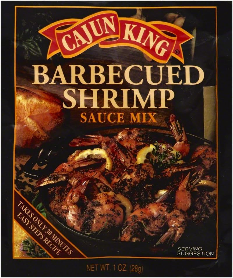 Cajun King Sauce BBQ Shrimp 1.0 OZ (Pack of 3)