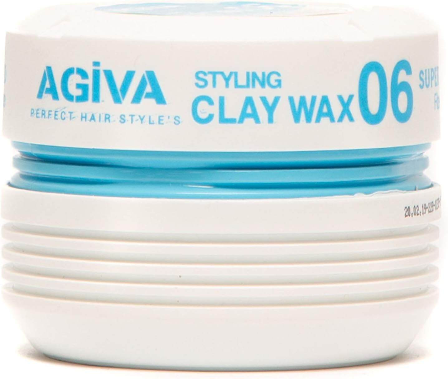 Agiva Hair Styling Fiber Clay Texture Wax 06 Medium Hold Perfect Control Natural Finish 6oz