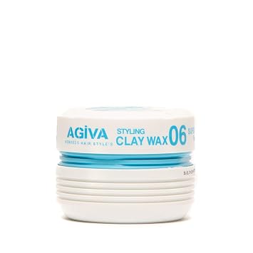 Agiva Hair Styling Fiber Clay Texture Wax 06 Medium Hold Perfect Control Natural Finish 6oz