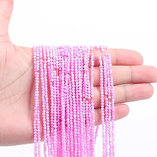 Cuentas de concha natural para hacer joyas, 200 cuentas de conchas de puka de 15.3 pulgadas, heishi de cuentas Heishi, cuentas redondas sueltas