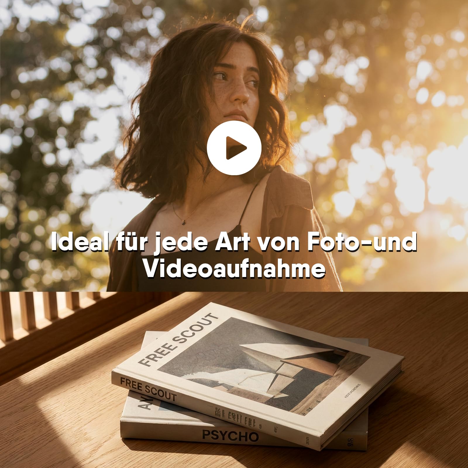 Rollei F:X Pro 77 mm Black-Mist Filter 1/4, Black Diffusion aus Professionelles Optisches Glas für Portraitfotografie Foto- und Videoaufnahme, Black-Mist-Diffusion-Filter-77mm
