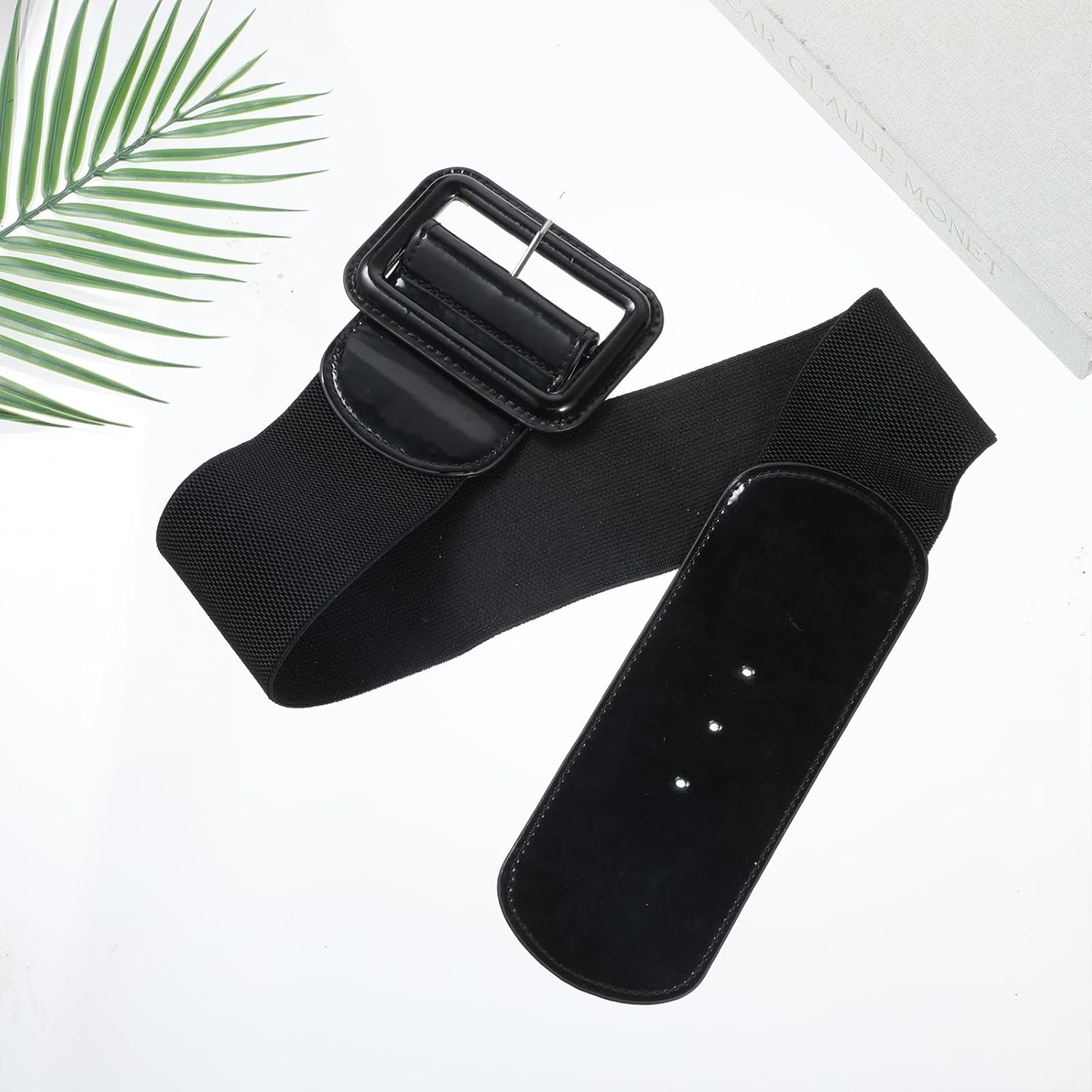 levateTech Stretchy Wide Women Belts Elastic Vintage Belts for Women Suitable for Dresses Shirts Accessories - Image 4