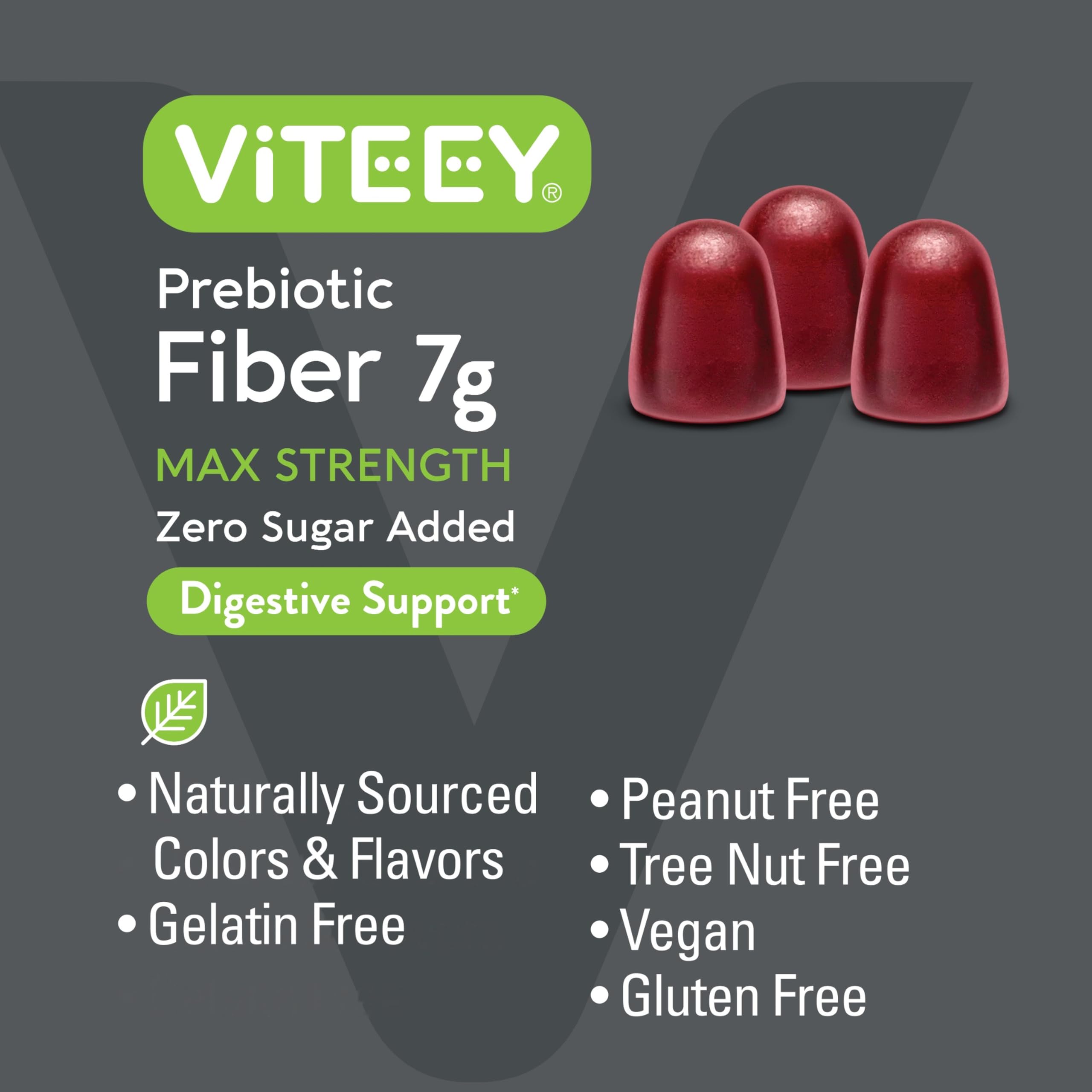 Viteey Prebiotic Fiber Gummies for Adults, 7g — Amazon image 5