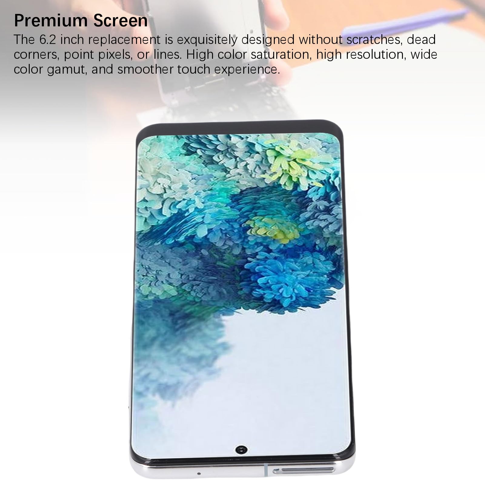 Zunate 6.2 Cala AMOLED Ekran Dotykowy 1440x3200 (SILVER)