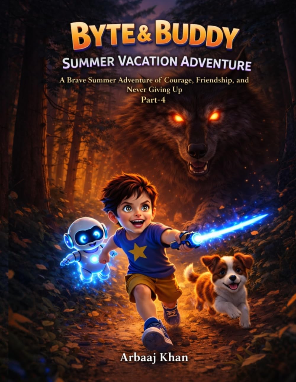 Byte & Buddy: Summer Vacation Adventure: A Brave Summer Adventure of Courage, Friendship, and Never Giving Up (Part 4) (Byte & Buddy Adventures)