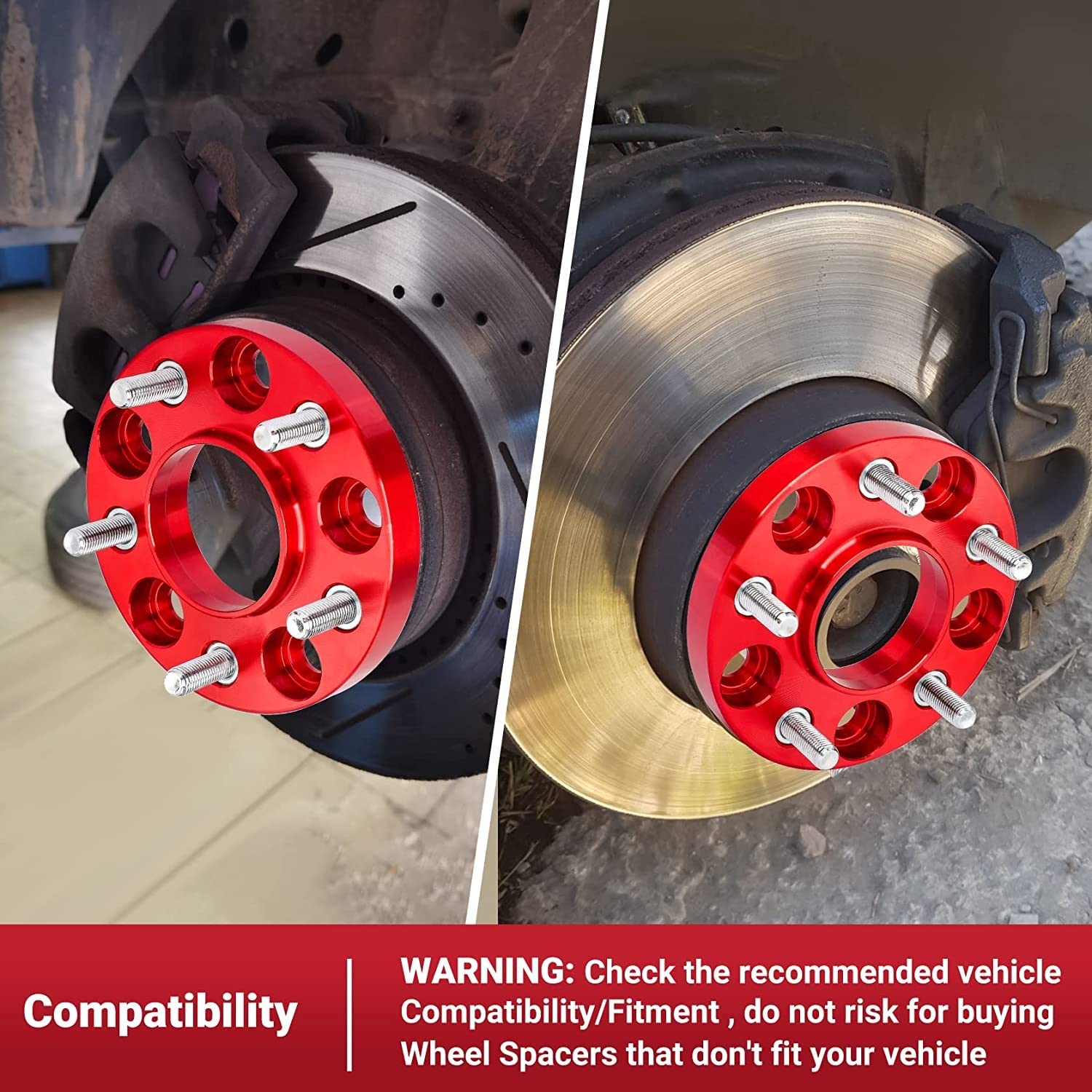 Joints Moyeu Roue Élargis Entretoises De Roue pour Modèles 5 X 112 Mm 20mm avec Boulons M14x1.5 |Nlb: 66,5mm