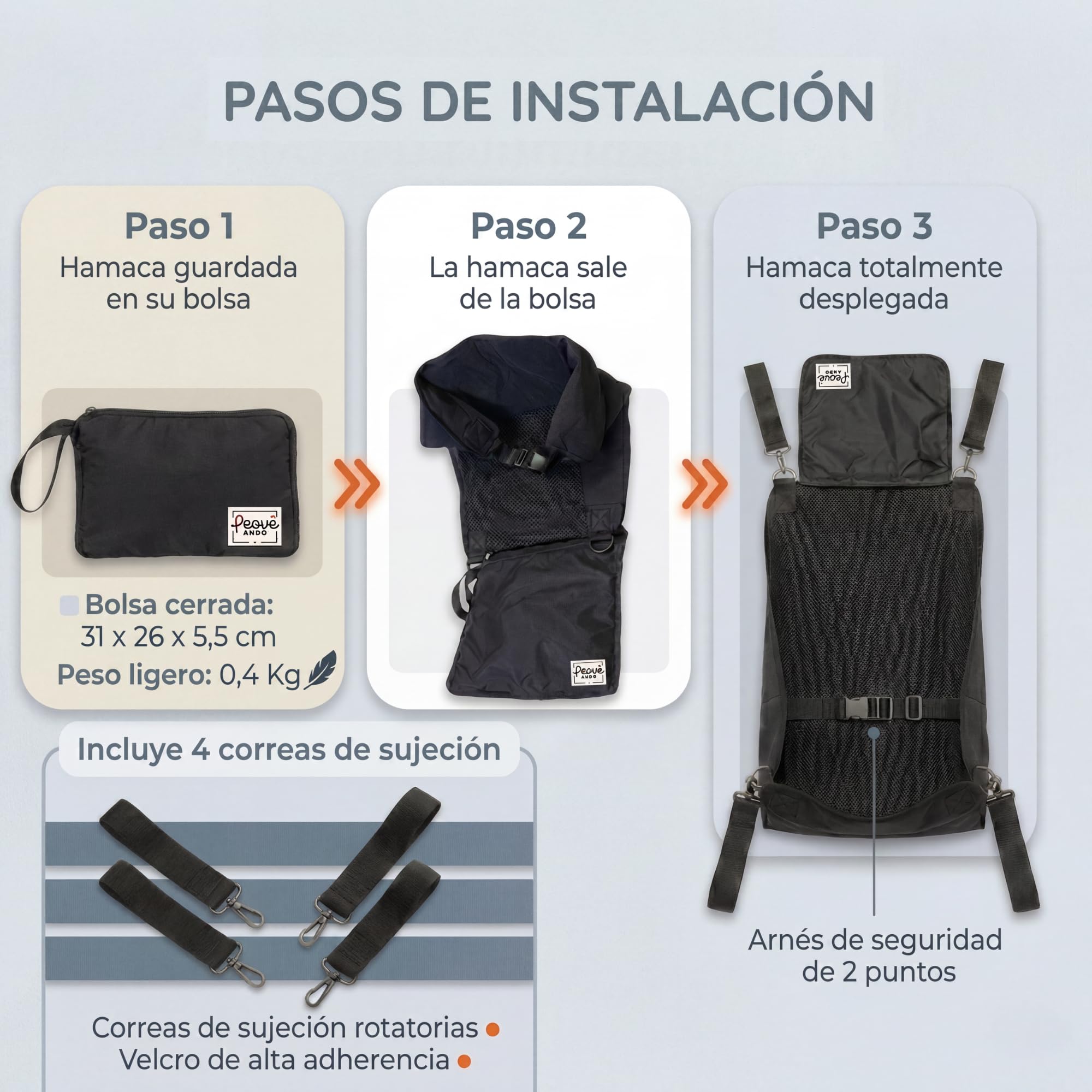 Asiento Extra Carro Bebé Convierte tu Carro en Gemelar Asiento para Descanso de Hermano Mayor Esta Hamaca Textil Compacta es una Alternativa al Patinete Carro Bebe (Color Negro)