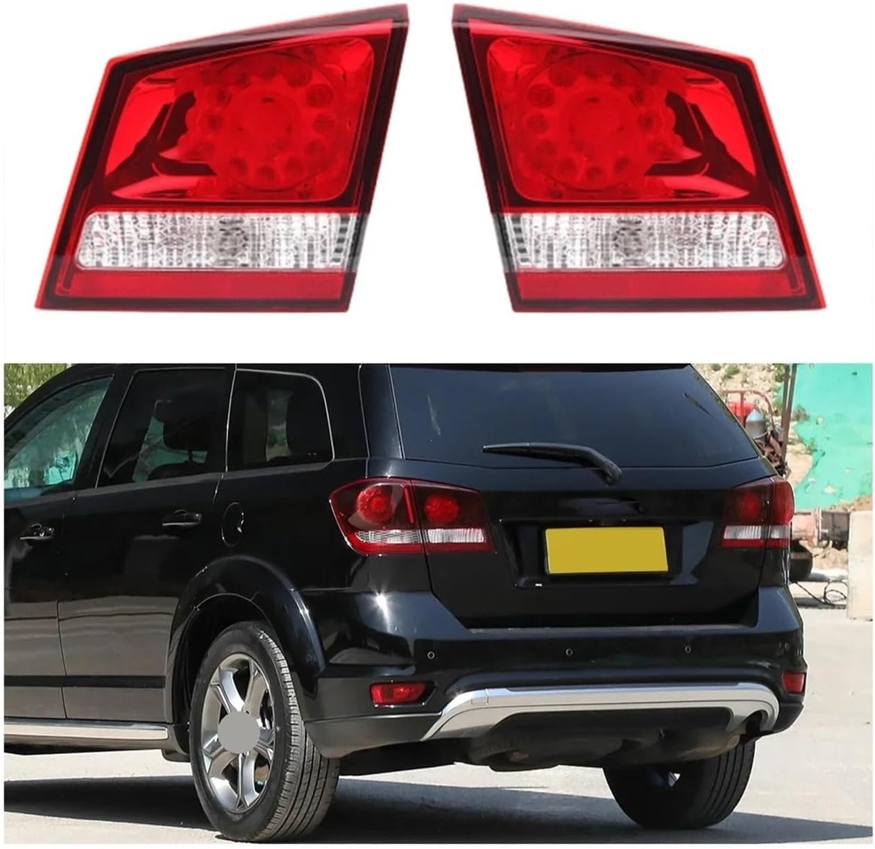 Car L/R Inner Tail Light Brake Light LED Tail Light Assembly Compatible With 2011-2020
