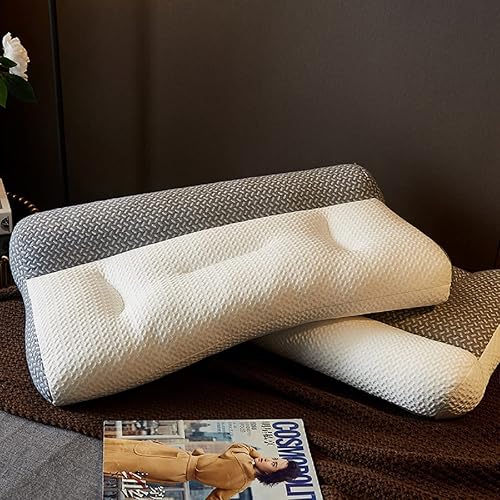 Miniatura 7 de Almohada súper ergonómica, almohada ortopédica de contorno ergonómico ajustable, almohada para dolor de cuello y hombros, almohada cervical para