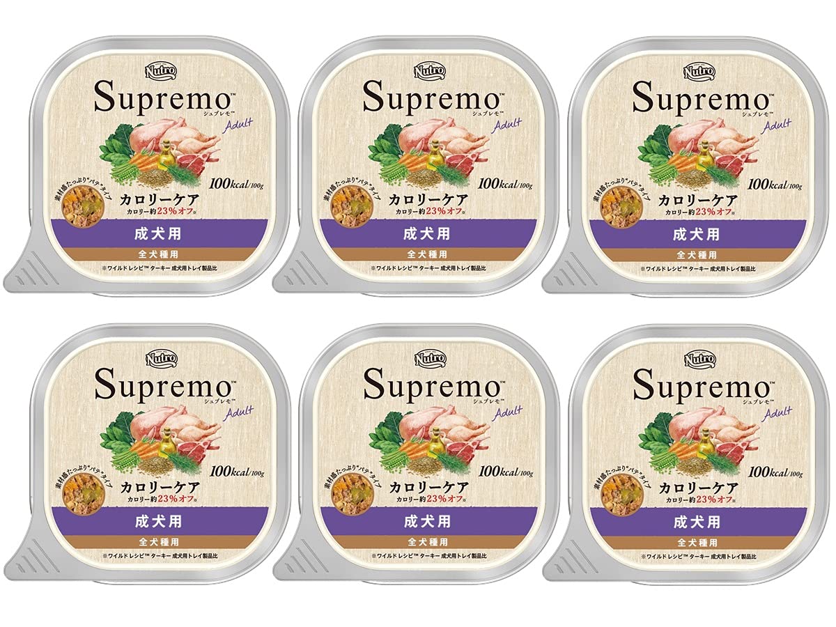 Amazon.co.jp: ニュートロ シュプレモ 成犬用 トレイ 100g×6コ