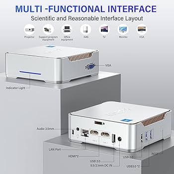 NiPoGi Mini PC Windows 11 Pro Intel Alder Lake-Ν95(Βeats
