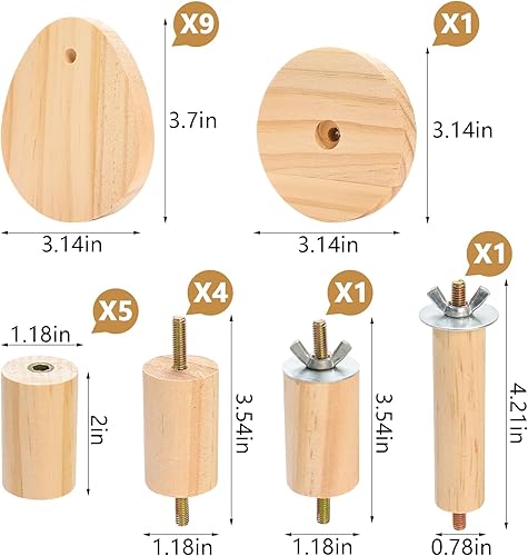 Miniatura 3 de 22 accesorios para jaula de hámster y crame de escalada de hámster proporcionan una plataforma de juego más grande en la jaula para ayudar al