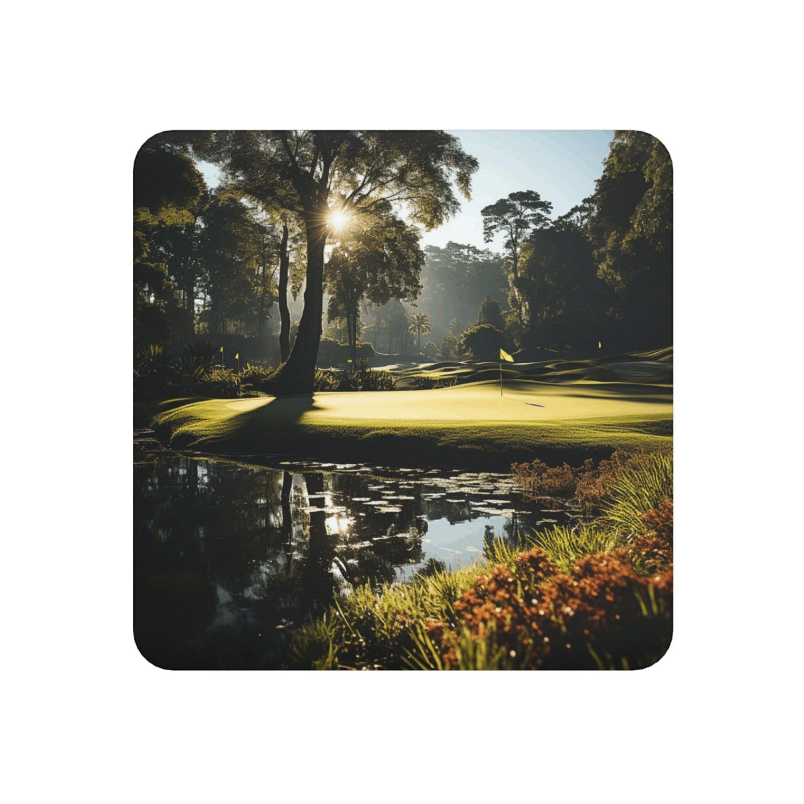Fridge Magnets Waterproof Personalized Magnets for Fridge Golf Course Refrigerator Magnets Home Decoration Magnetic Sticker for Locker Accessories Whiteboard Kitchen Office Decor