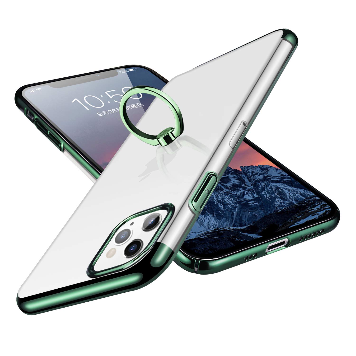 Amazon.co.jp: E Segoi iPhone 11 Pro ケース リング付き スタンド機能 