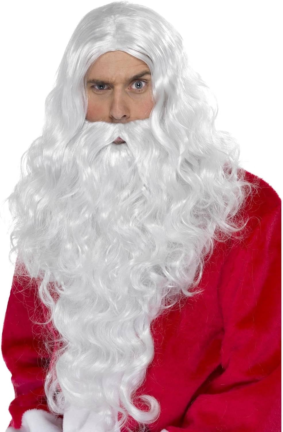 Smiffys Santa Long Wig White