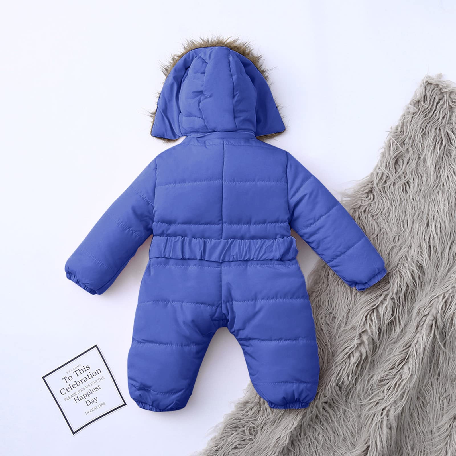 Generisch Pagliaccetto per bambini Set caldo tuta da neve con cappuccio tuta piumino pagliaccetto capispalla imbottito giacca usura della neve 8 anno