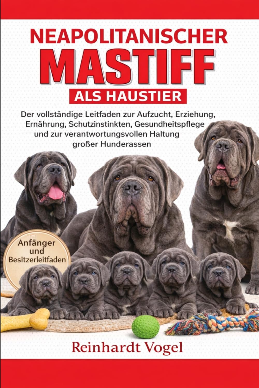 NEAPOLITANISCHER MASTIFF ALS HAUSTIER: Der vollständige Leitfaden zur Aufzucht, Erziehung, Ernährung, Schutzinstinkten, Gesundheitspflege und zur verantwortungsvollen Haltung großer Hunderassen