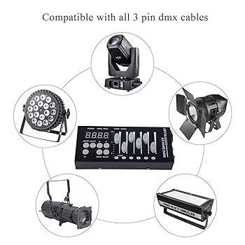 Amazon.co.jp: DMX コントローラー 54 チャンネル ミニ DMX 512