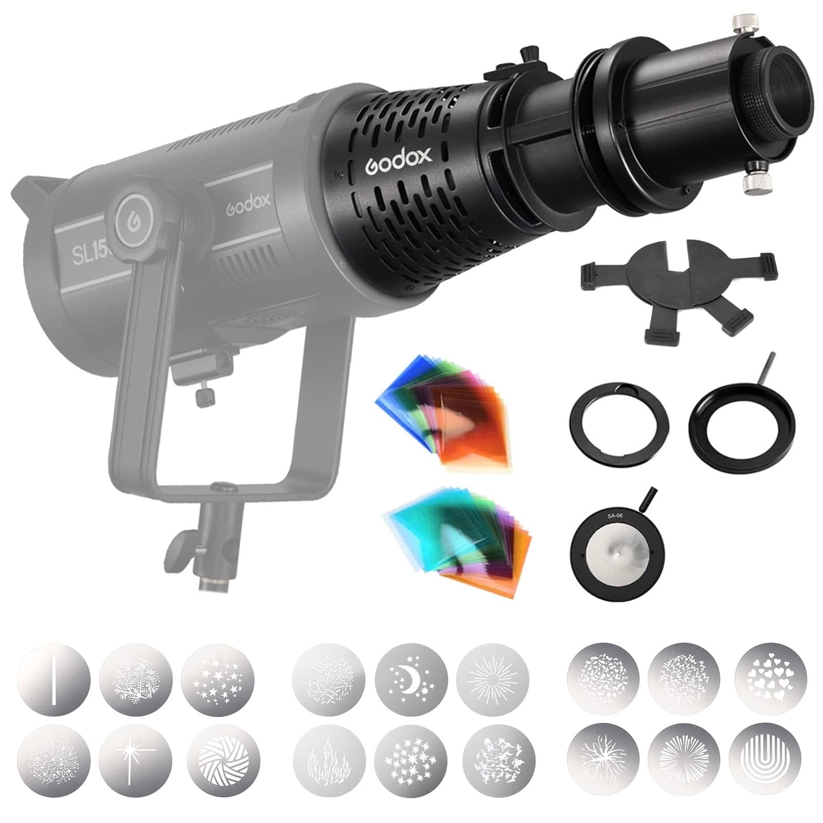 Amazon.com : Godox SA-17 Bowens Mount Adapter with SA-P
