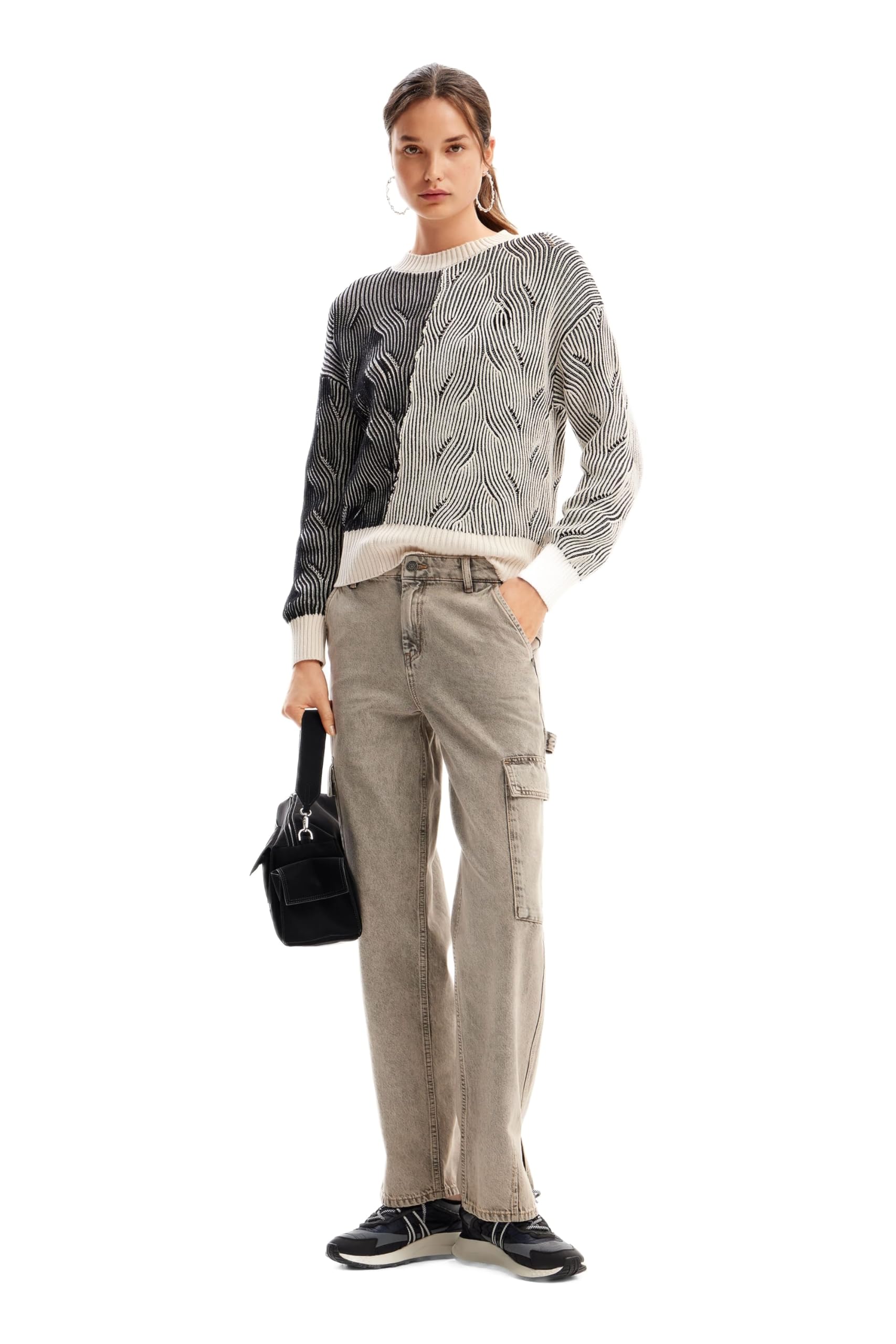 Desigual Women's White Sweater