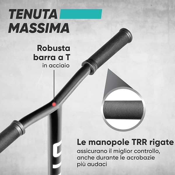 Apollo Monopattino Stunt Scooter Genius PRO | Robusto Monopattino Freestyle con Cuscinetti a Sfera ABEC 9 | Ruote in PU da 100 mm | Monopattino da Trick | Monopattino per Adulti e Bambini - 2