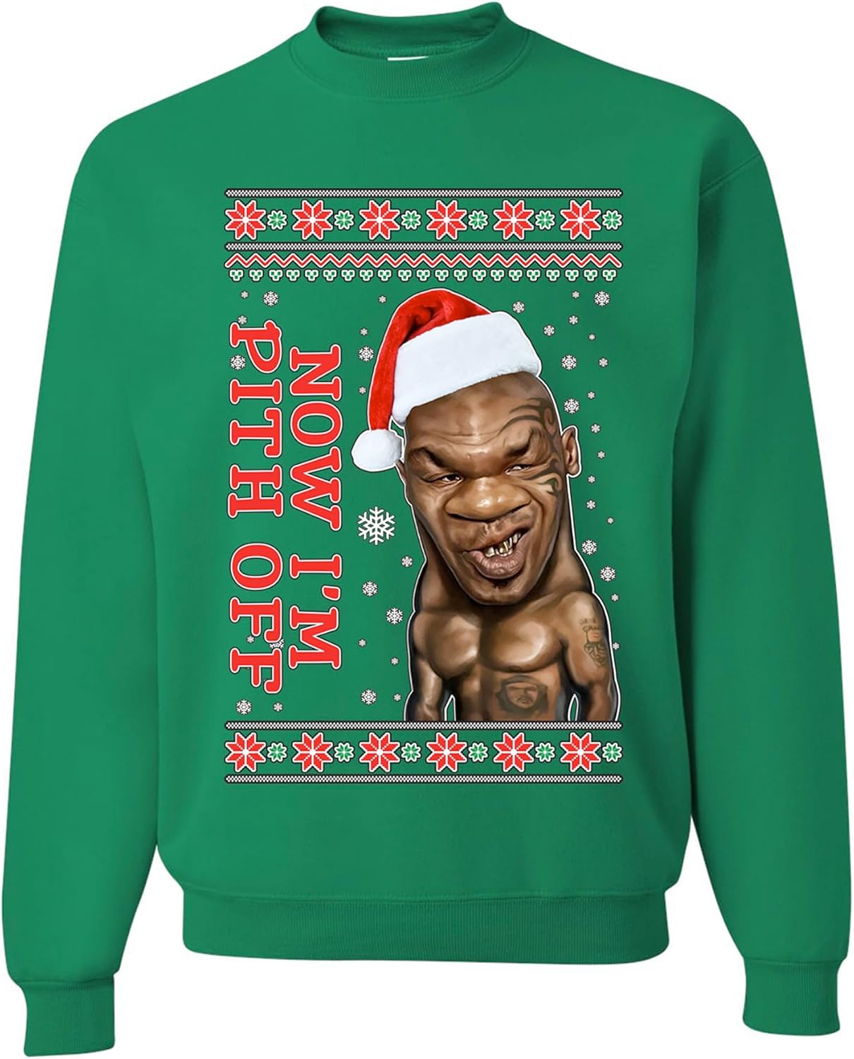 wild custom apparel Merry Chrithmith Ugly Christmas Crewneck Sweatshirt Sweater Crewneck Sweatshirt