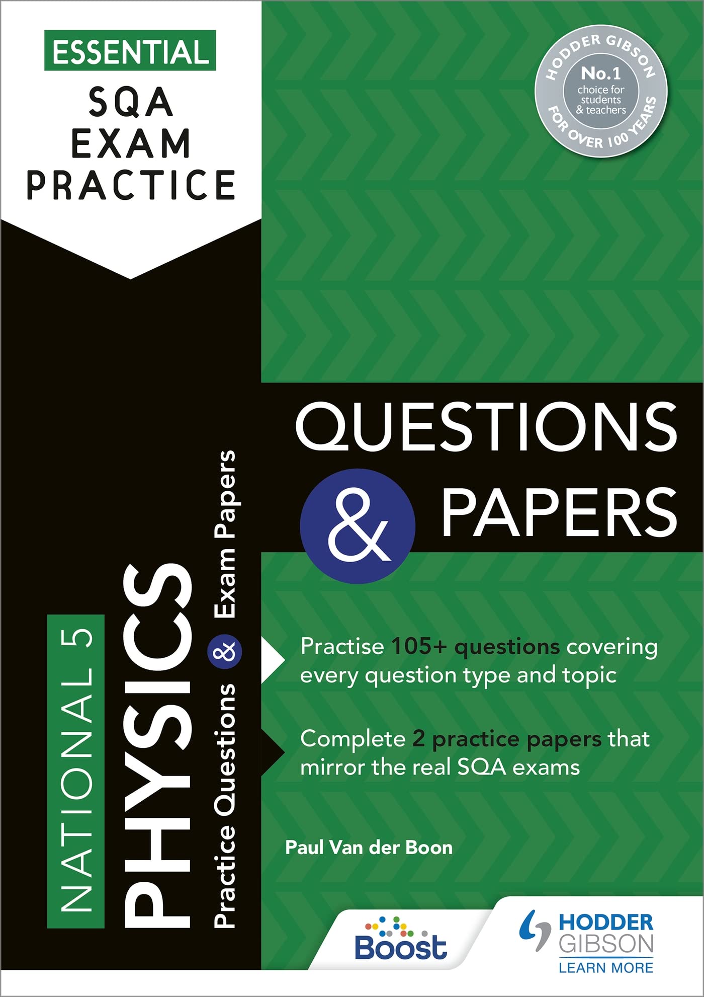 Essential SQA Exam Practice: National 5 Physics  by Paul Van der Boon PAPERBACK