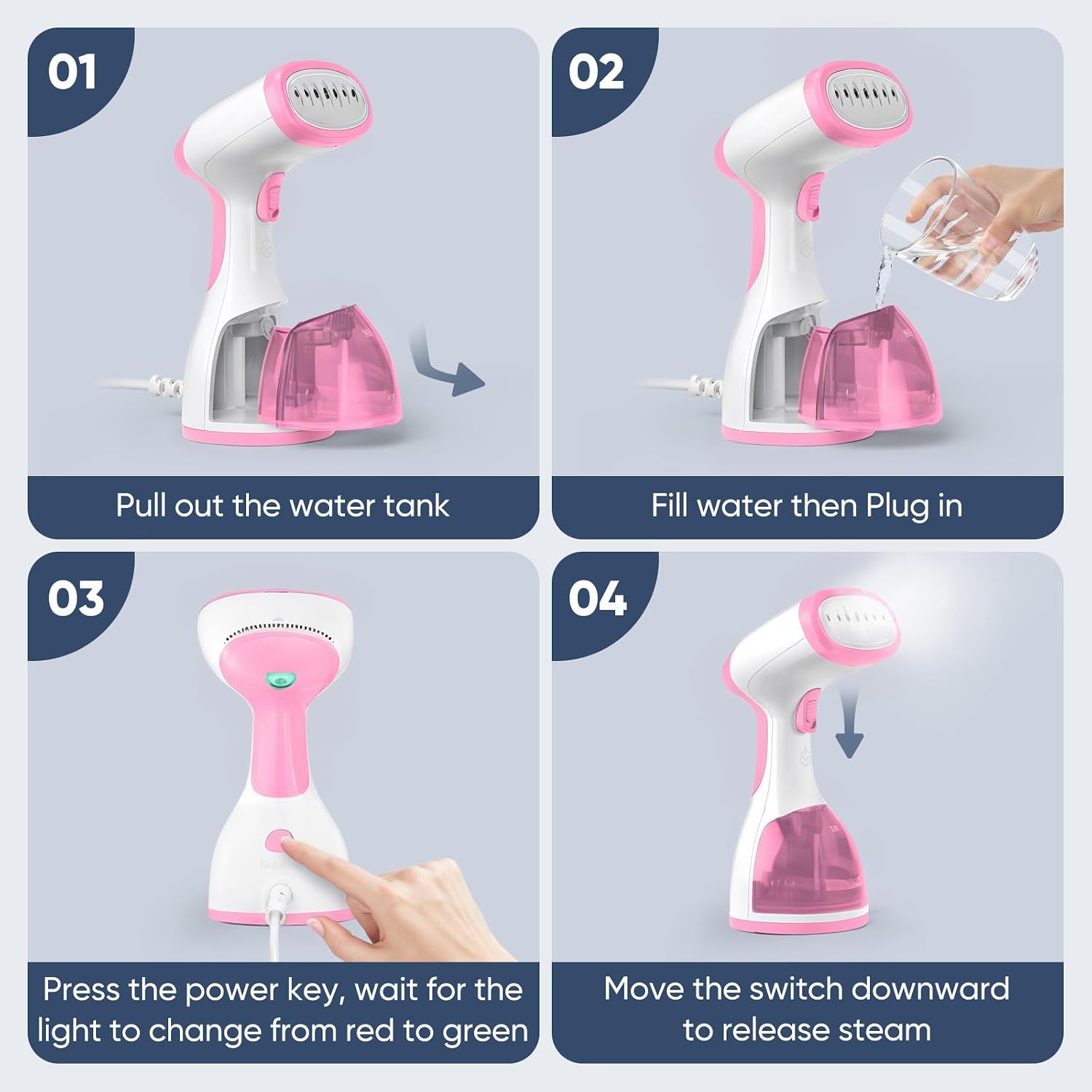 Garmen Fabric Steamer for Clothes Clothing 260ml 30s Heat Up