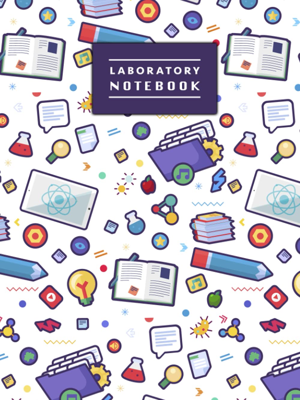 Laboratory notebook: Lab Research Notebook for Science Student, College, hypotheses, experiments, Quad Ruled (Volume 1)