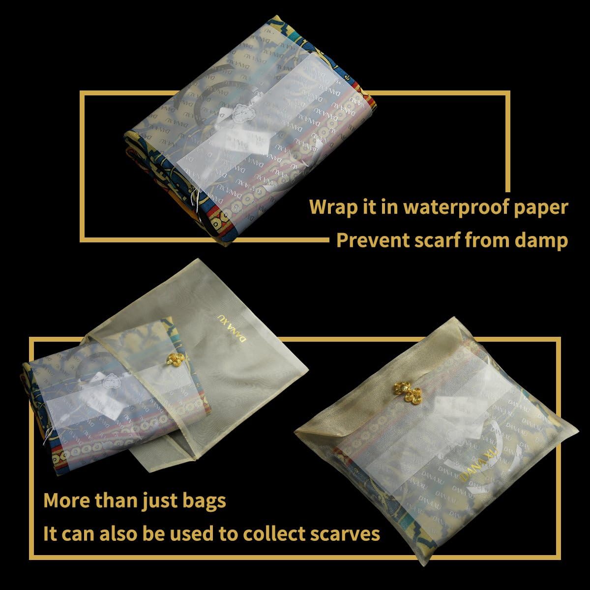 DANA XU Embroidery 100% Pure Wool Pashmina Cashmere Scarf Shawl And Wrap For Women Winter Oversized Floral Blanket - Image 7