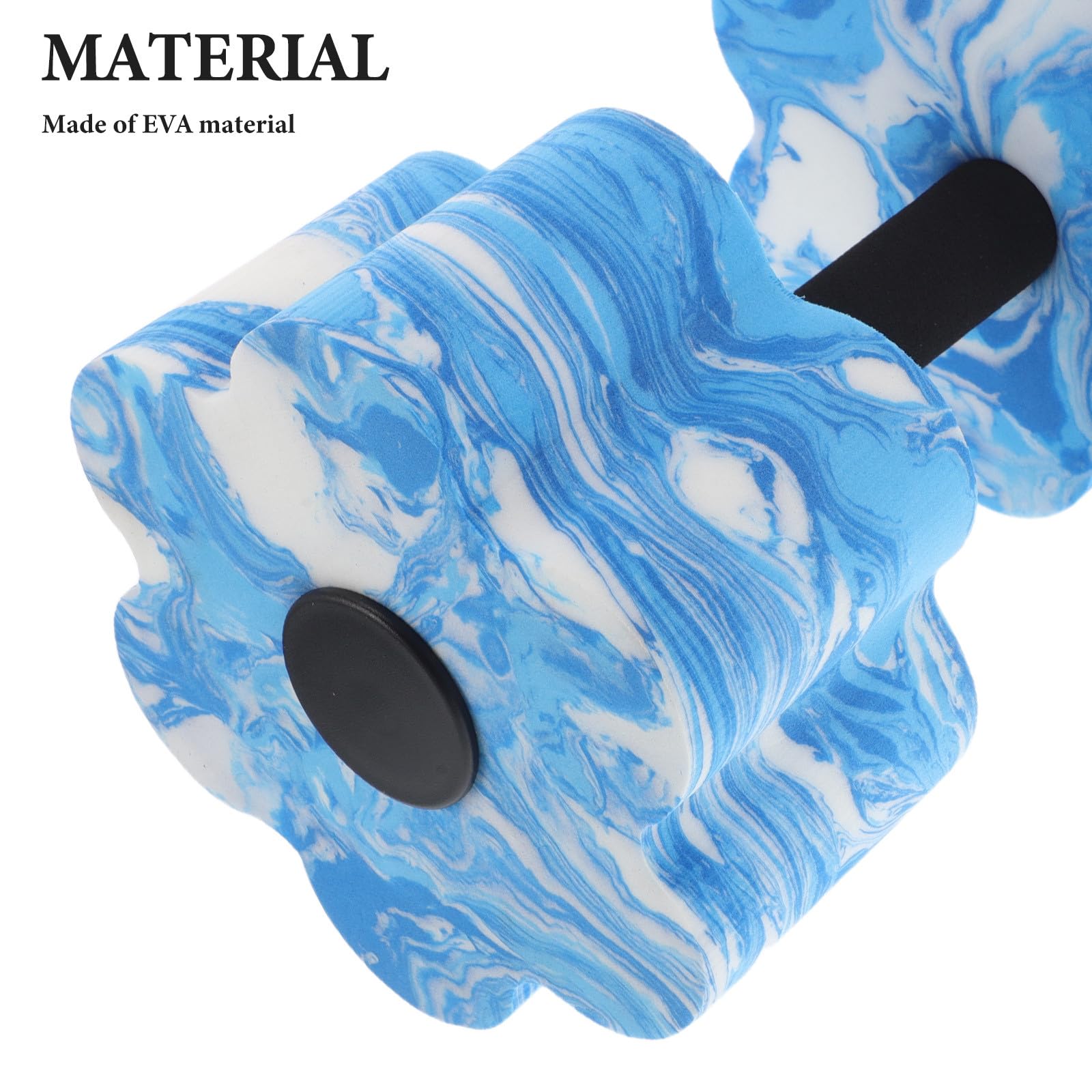 YARNOW Manubri per Esercizi in Acqua e Attrezzi per Fitness Acquatico, Set 2 Pezzi in Eva con Presa Antiscivolo, Peso Galleggiante per Donna e Ragazzo Ragazza, Accessori per Allenamento