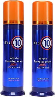 Miracle Leave-In Potion Plus Keratin, 3.4 fl. oz. (Pack of 2)