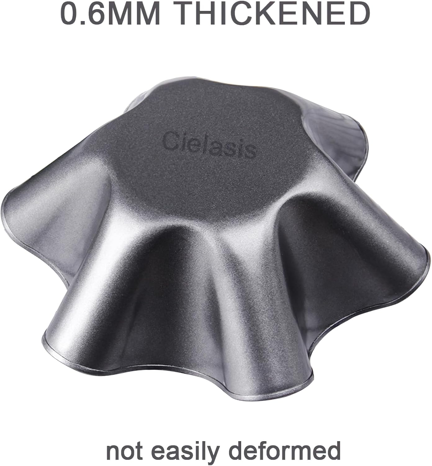 2 Pack 8.5" Nonstick Large Taco Shell Bowl – Carbon Steel Tortilla Maker Shell Pans Baking Molds Tostada for Frying Salad Bowls image 4