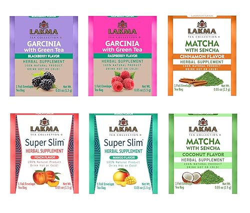 Miniatura 5 de Lakma Tea Kit de pérdida de peso de 14 días 42 bolsas de té 100 natural sin azúcar sin gluten y sin OMG