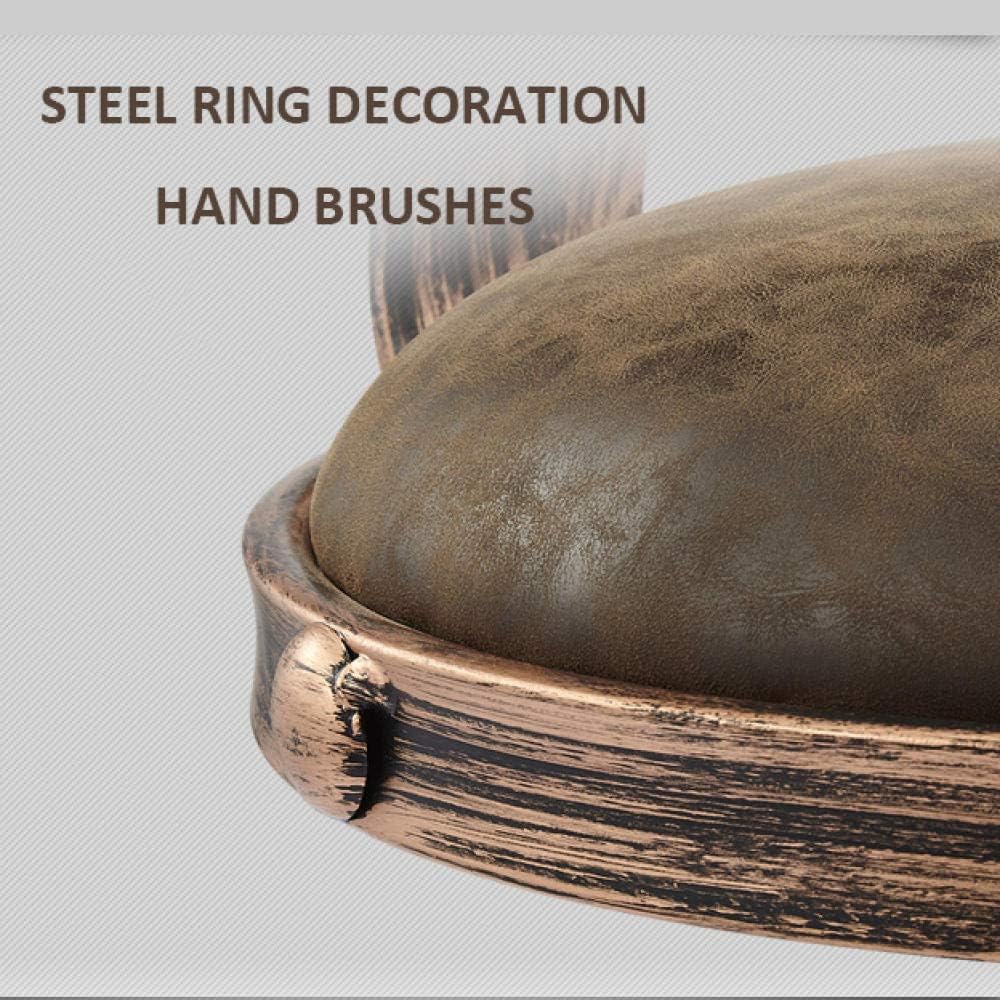 Rugs Adjustable Artist Stool with Wheels，Portable Beauty Stool with Brown PU Synthetic Leather Seat，Adjustable Height 51-65 cm，Supported Weight 160 Kg，Stool Officefor Spa Salon Tattoo Beauty : Beauty & Personal Care