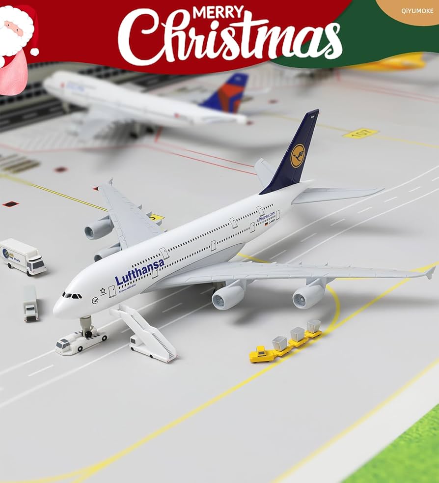 Amazon.com: QIYUMOKE A380 German 1/300 Die-cast Metal Airplane