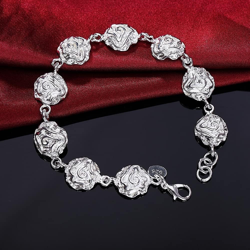 Beautiful Flowers Bracelet Fine Party for Women Wedding Party Jewelry